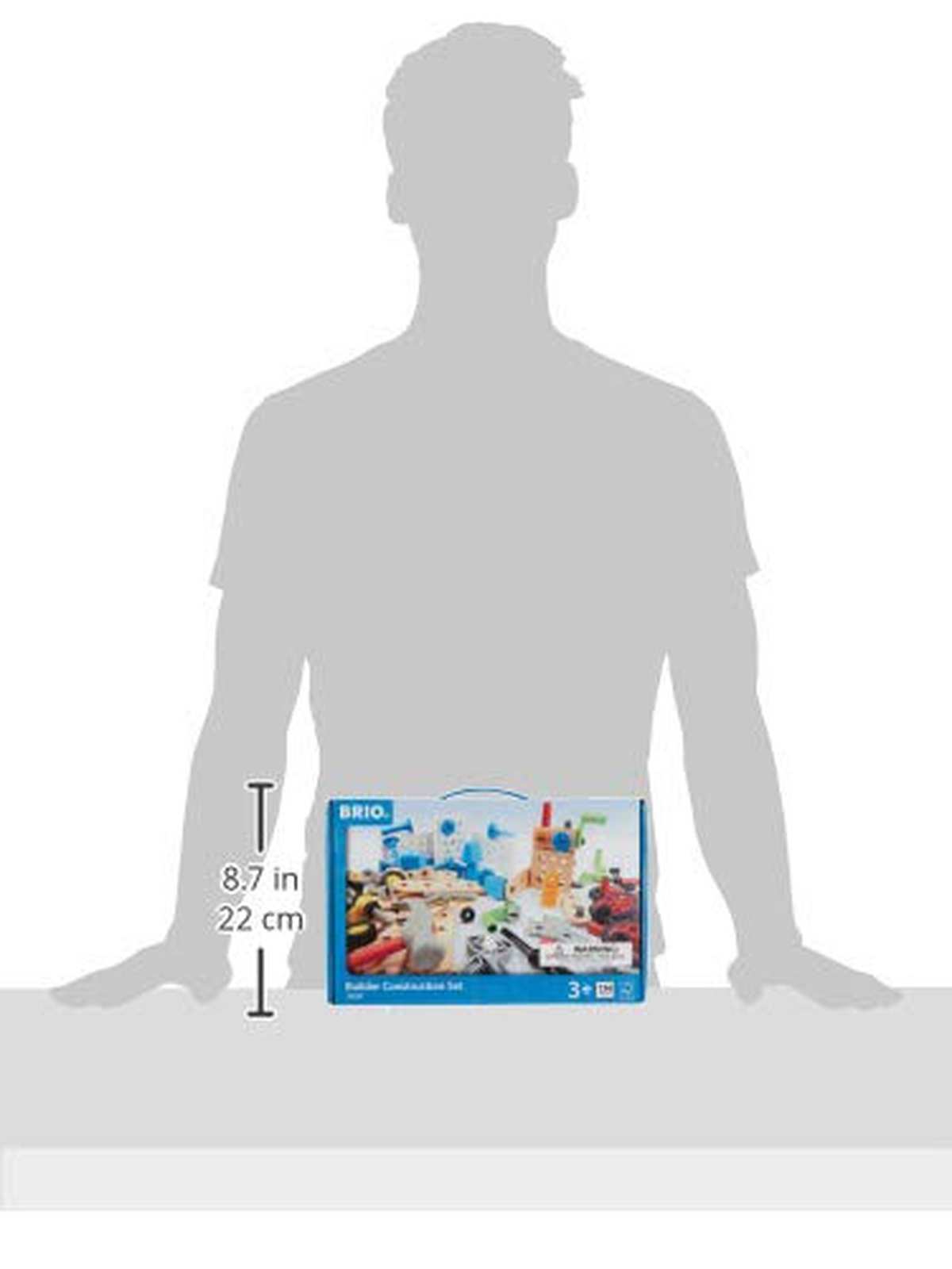 BRIO Builder Box, 135 Teile Konstruktionsspielzeug ab 3 Jahre