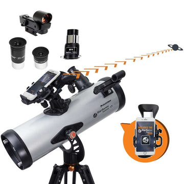 Celestron StarSense Explore LT114AZ 22452 Newtonian Reflector Telescope Dobson-Tischteleskop mit iOS/Android kompatibel