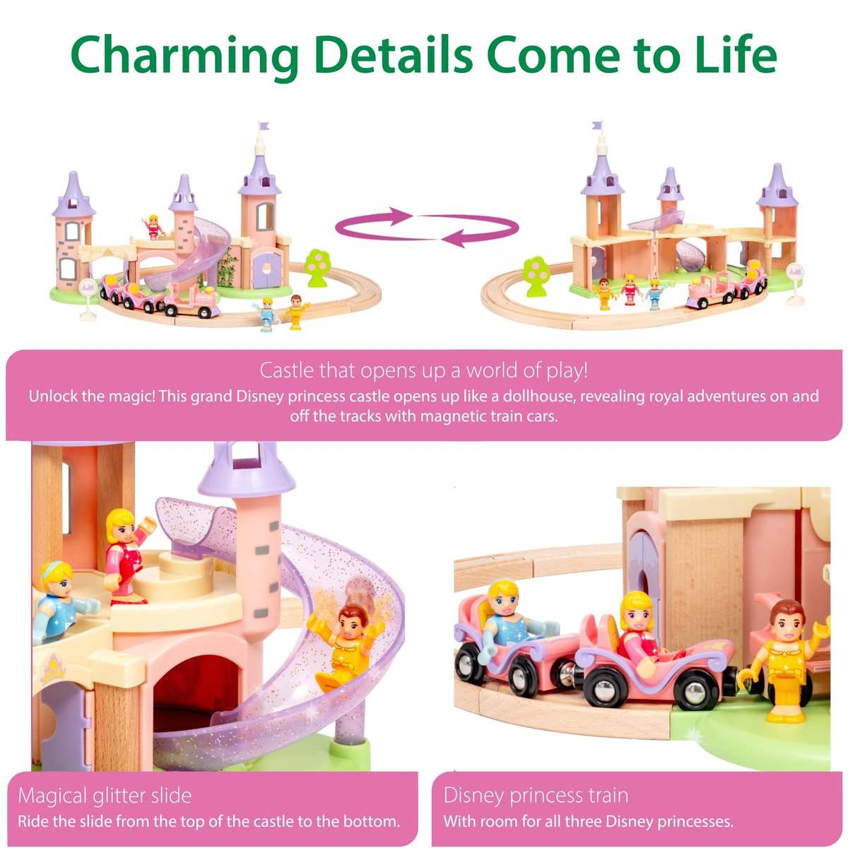 BRIO World Disney Traumschloss Eisenbahn Set Spielzeug ab 3 Jahre