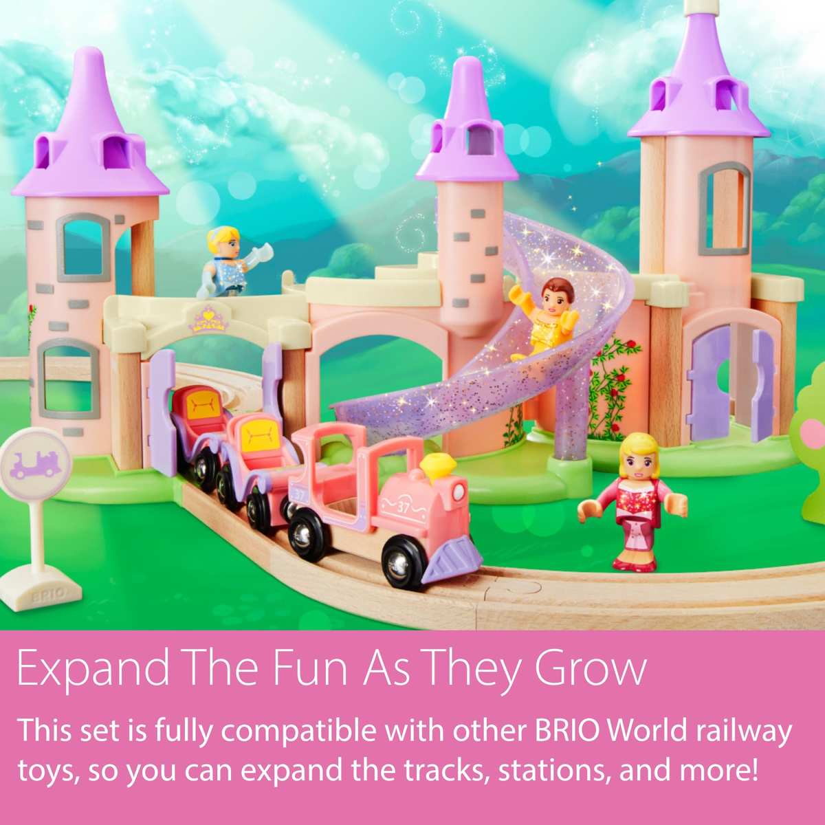 BRIO World Disney Traumschloss Eisenbahn Set Spielzeug ab 3 Jahre