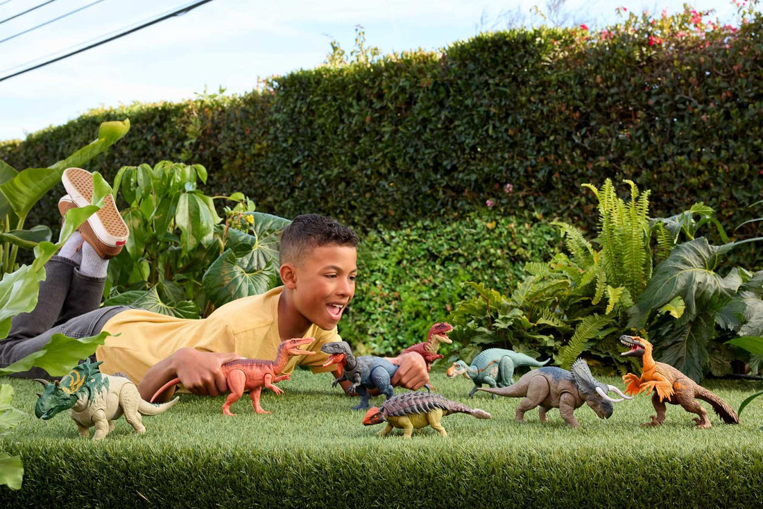 Mattel Jurassic World: Die Wiedergeburt Wild Roar Maiasaura Dinosaurier 4+ JGC82