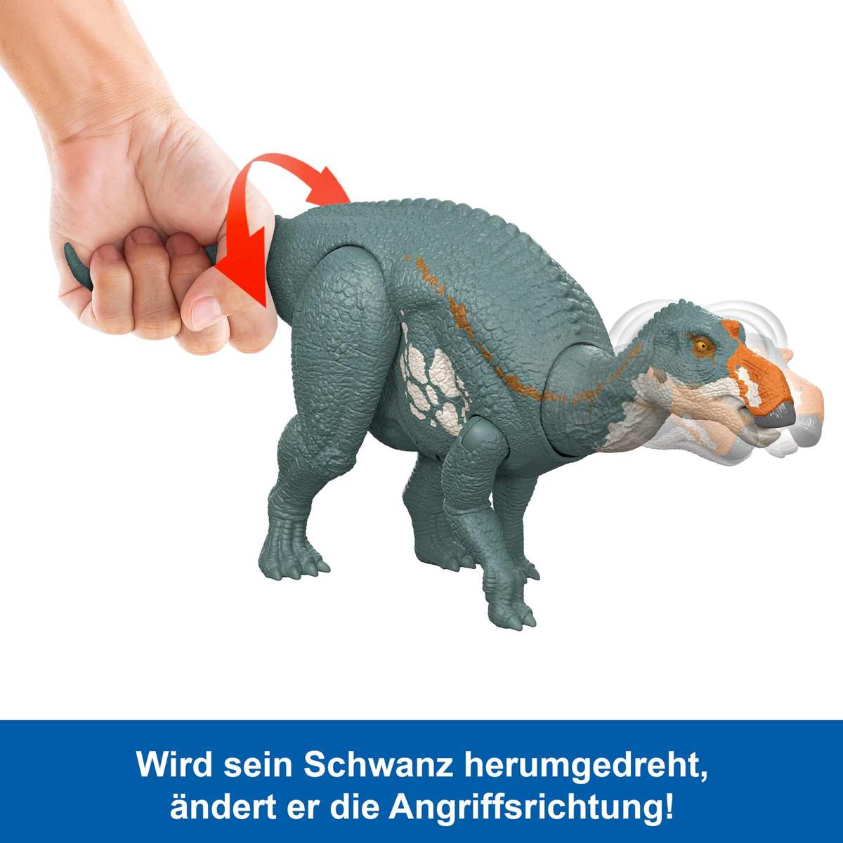 Mattel Jurassic World: Die Wiedergeburt Wild Roar Maiasaura Dinosaurier 4+ JGC82