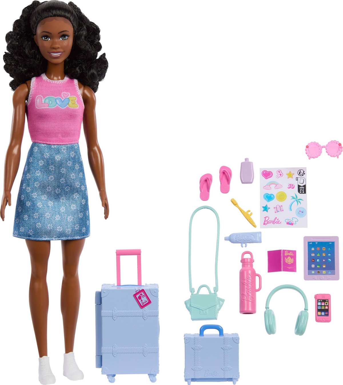 Barbie Family & Friends Limitless Adventure „Brooklyn“ brünette Puppe 3+