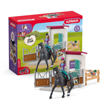 schleich Horse Club Pferdebox mit Lisa & Storm 42709 25 Teile 5+