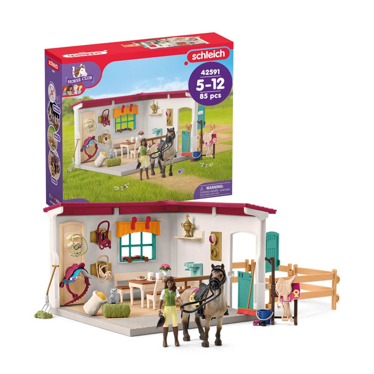Schleich Horse Club 42591 Sattelkammer ab 5 Jahre 85 Teile