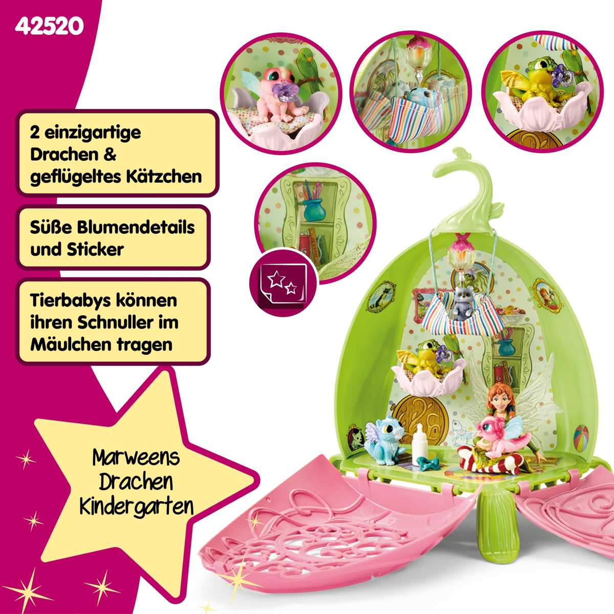 Schleich BAYALA 42520 Marweens Tierkindergarten ab 5 Jahren 19 Teile