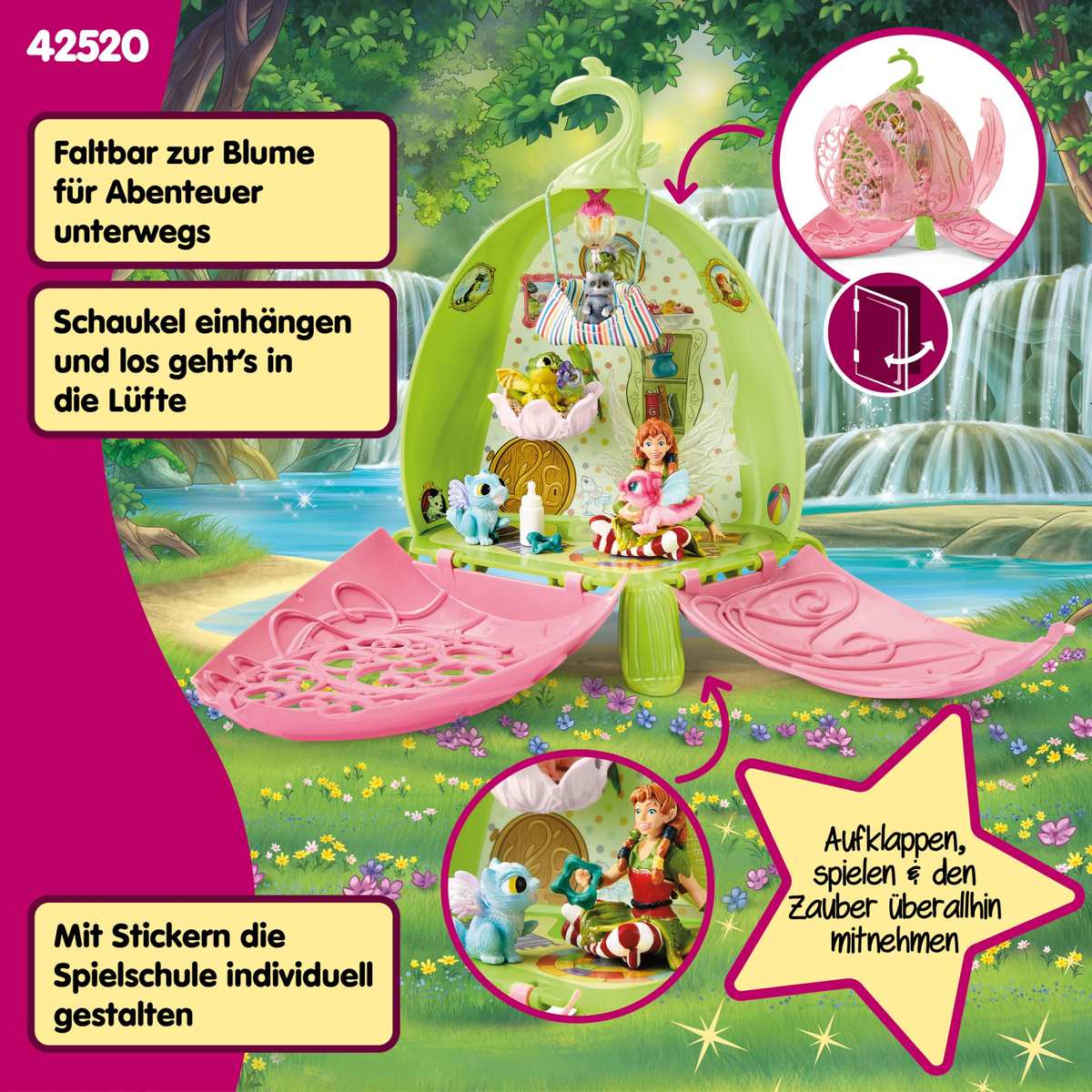 Schleich BAYALA 42520 Marweens Tierkindergarten ab 5 Jahren 19 Teile