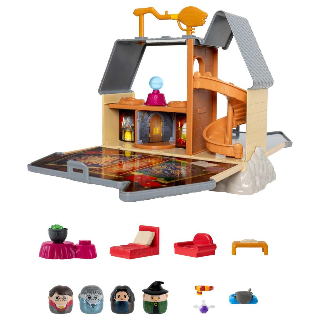 Squish-a-longs SQAL0112 Harry Potter Hogwarts Schloss Mini-Squish Spielset