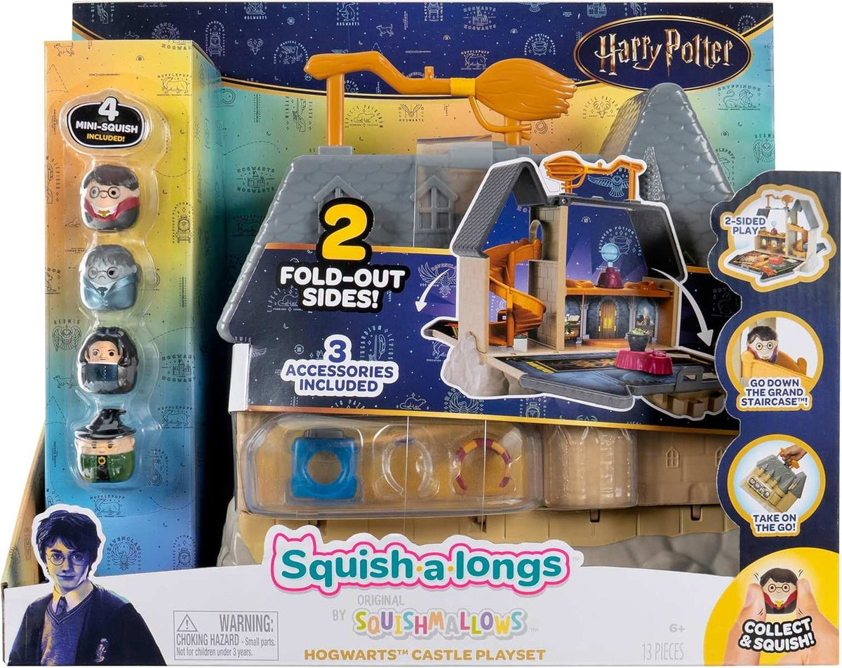 Squish-a-longs SQAL0112 Harry Potter Hogwarts Schloss Mini-Squish Spielset