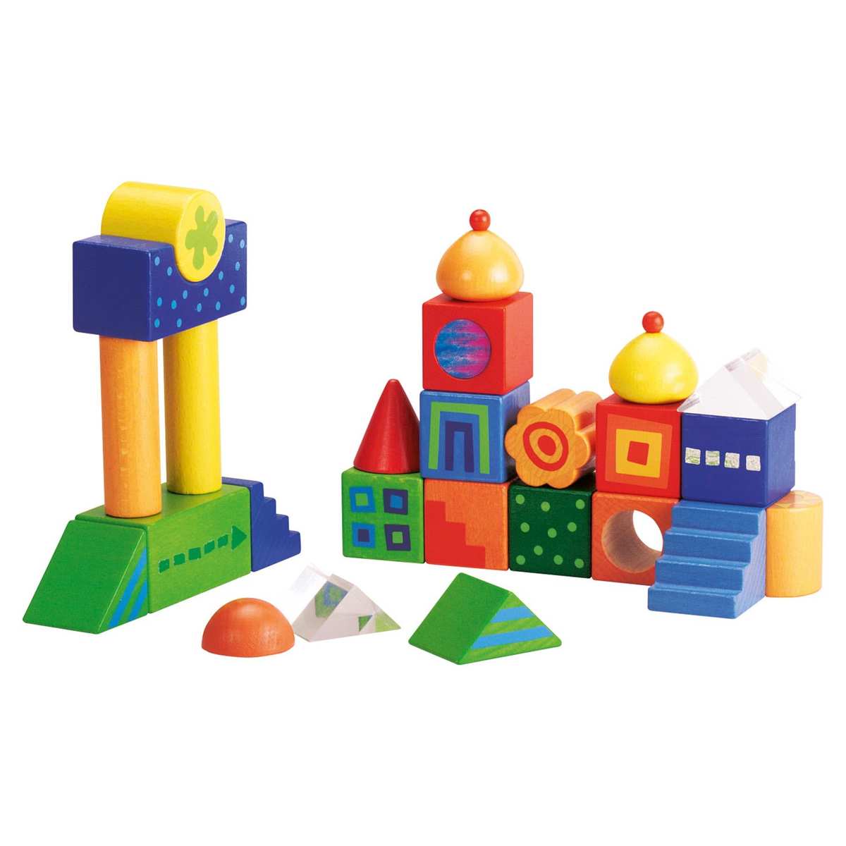 HABA 2297 Fantasiesteine, Bausteine Multicolor ab 18 Monate