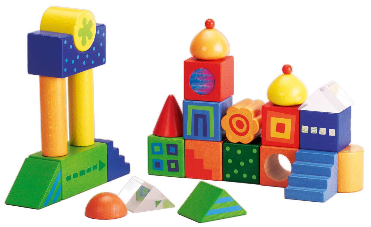 HABA 2297 Fantasiesteine, Bausteine Multicolor ab 18 Monate