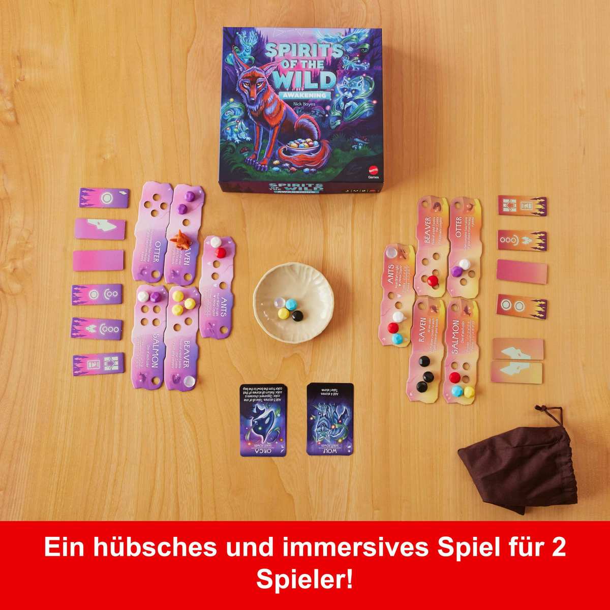 Mattel Games Spirits of the Wild: Awakening Brettspiel ab 10 Jahren