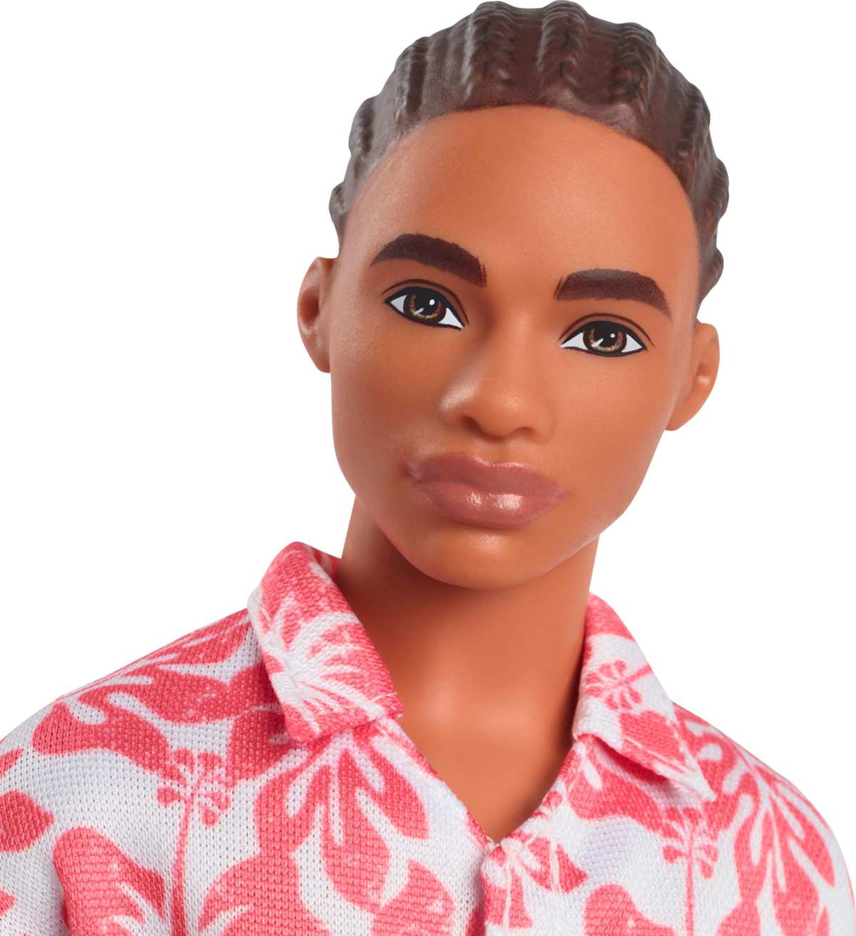 Barbie Fashionistas Ken-Puppe Nr. 235 brünett Hawaii Jumpsui HYT99 3+