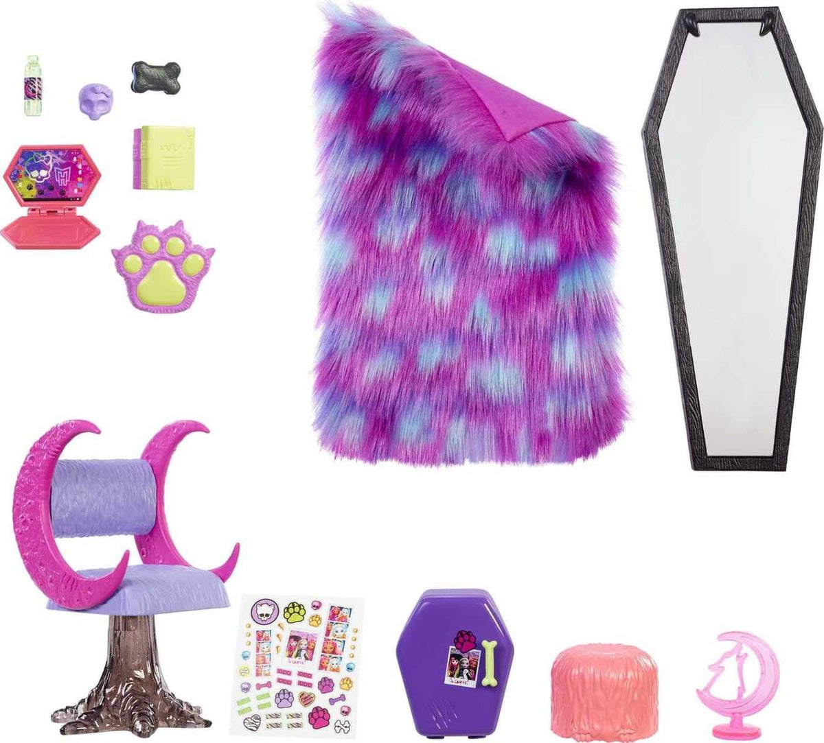 Monster High Clawdeen Violett Rosa Spielset