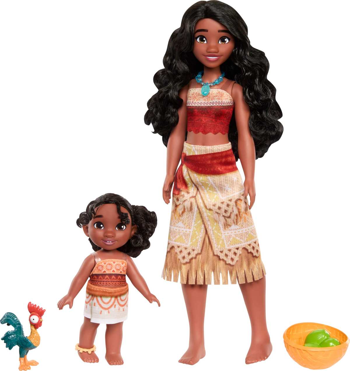 Mattel Disney Moana JBT41 Simea Modepuppe mit Fußkettchen-Zubehör, 5 beweglichen Gelenken & abnehmbarem Outfit, Spielzeug inspiriert vom Film, JBT41