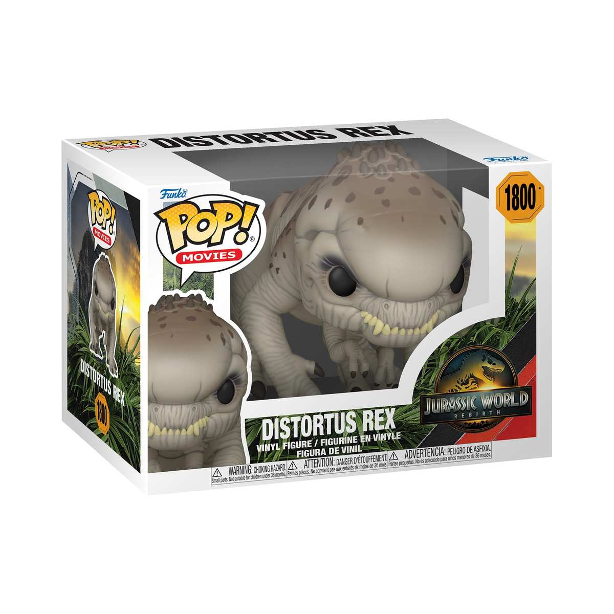 Funko POP! Movies: Jurassic World Rebirth Distortus Rex ab 3 Jahre