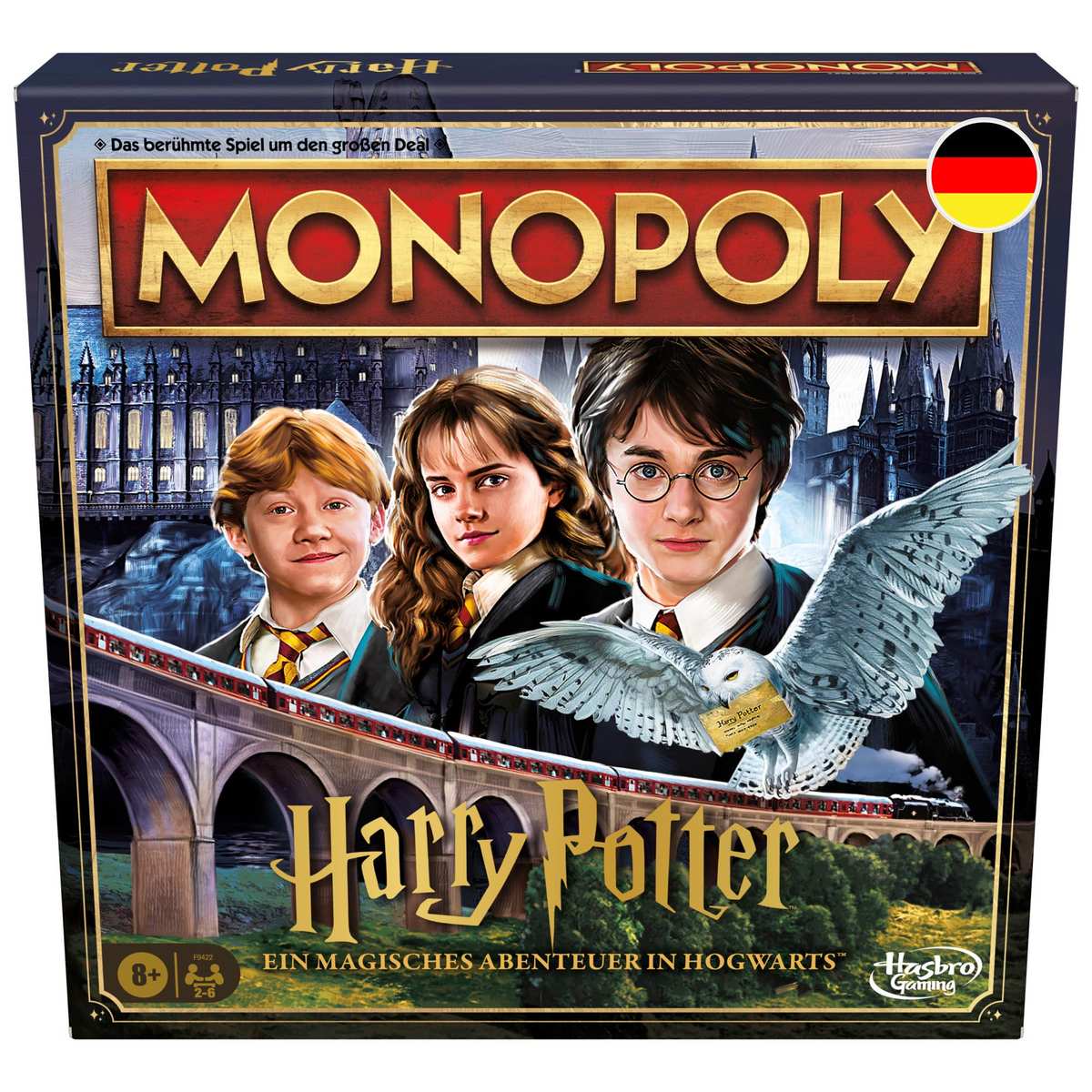 Monopoly Harry Potter Edition Brettspiel Familienspiel  2-6 Spieler 8+ Deutsch