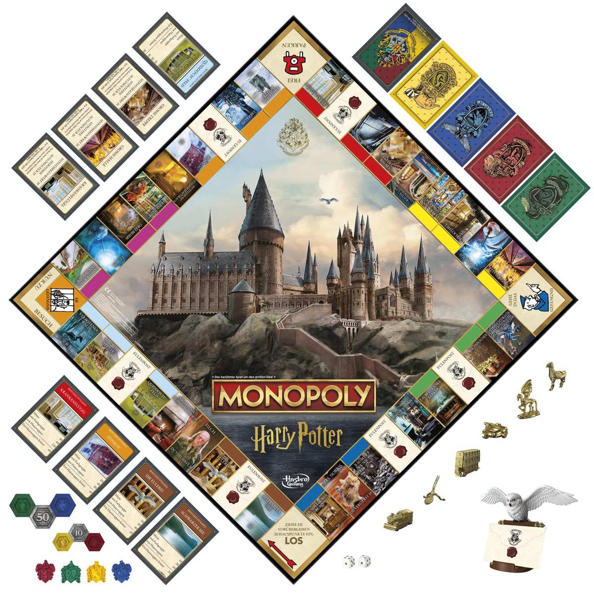Monopoly Harry Potter Edition Brettspiel Familienspiel  2-6 Spieler 8+ Deutsch