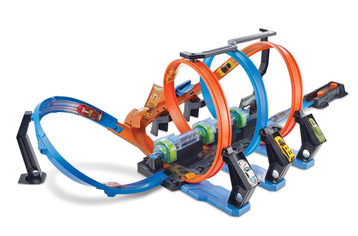 Hot Wheels Corkscrew Crash Streckenset & Spielzeugauto Looping 5+