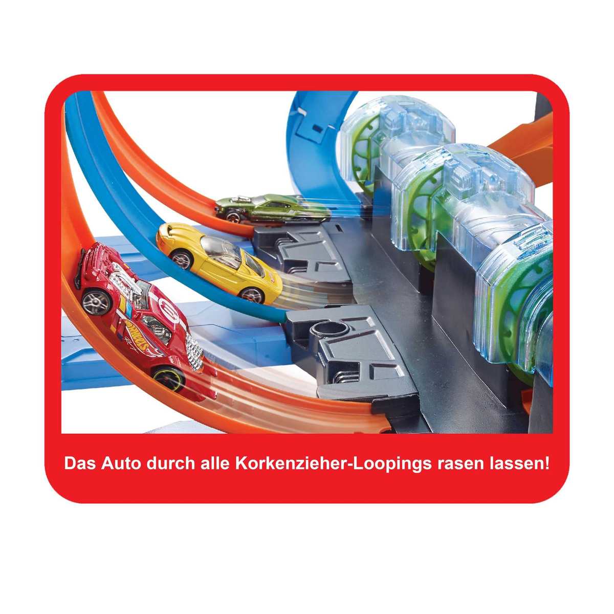 Hot Wheels Corkscrew Crash Streckenset & Spielzeugauto Looping 5+