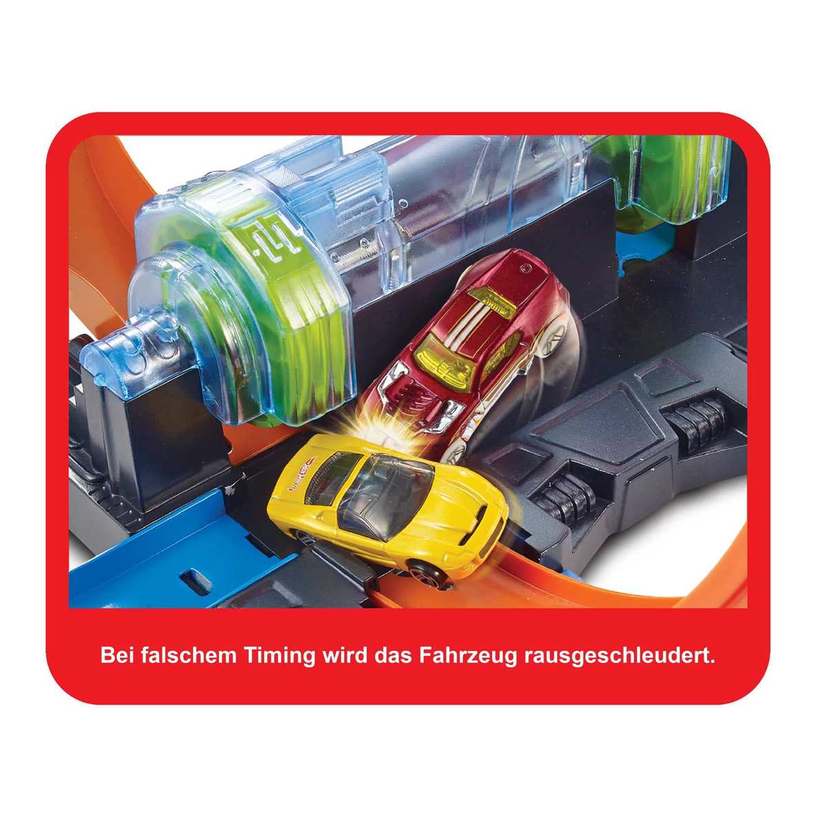 Hot Wheels Corkscrew Crash Streckenset & Spielzeugauto Looping 5+