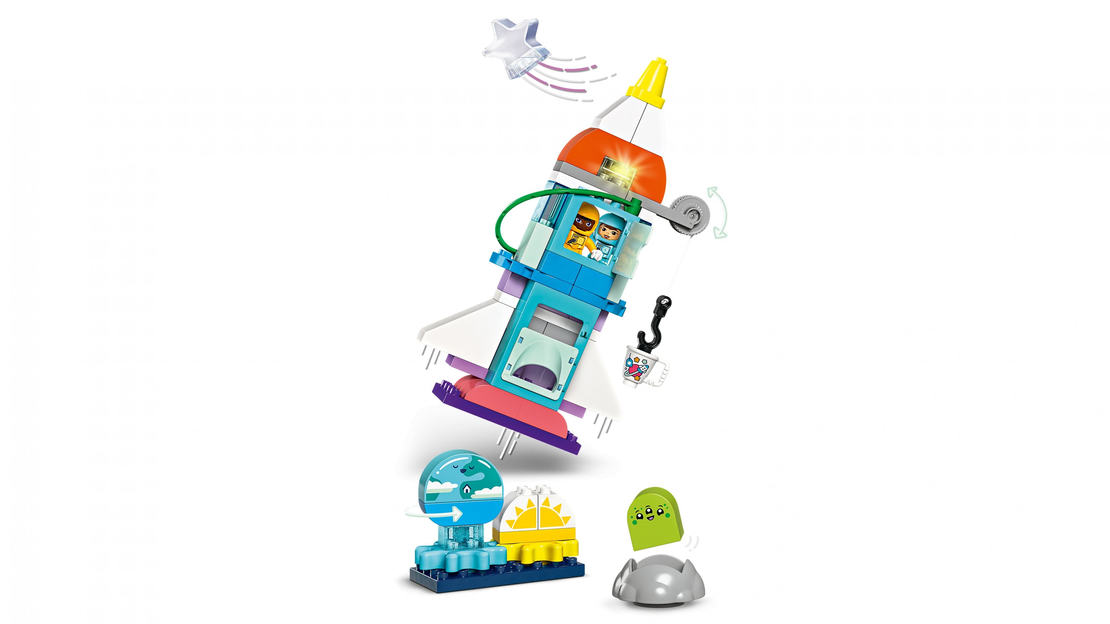 LEGO® DUPLO® 10422 3-in-1-Spaceshuttle für viele Abenteuer
