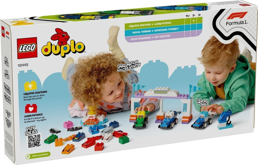 LEGO® DUPLO® 10445 F1® Team Rennautos mit Rennfahrern