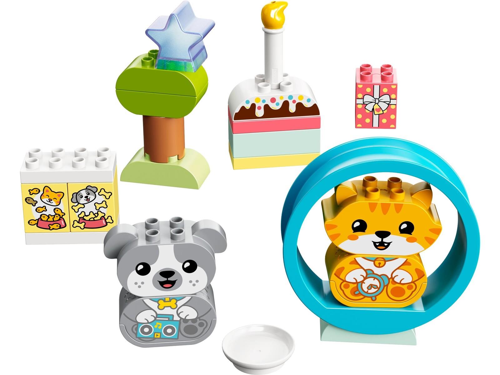 LEGO® DUPLO® 10977 Mein erstes Hündchen & Kätzchen – mit Ton