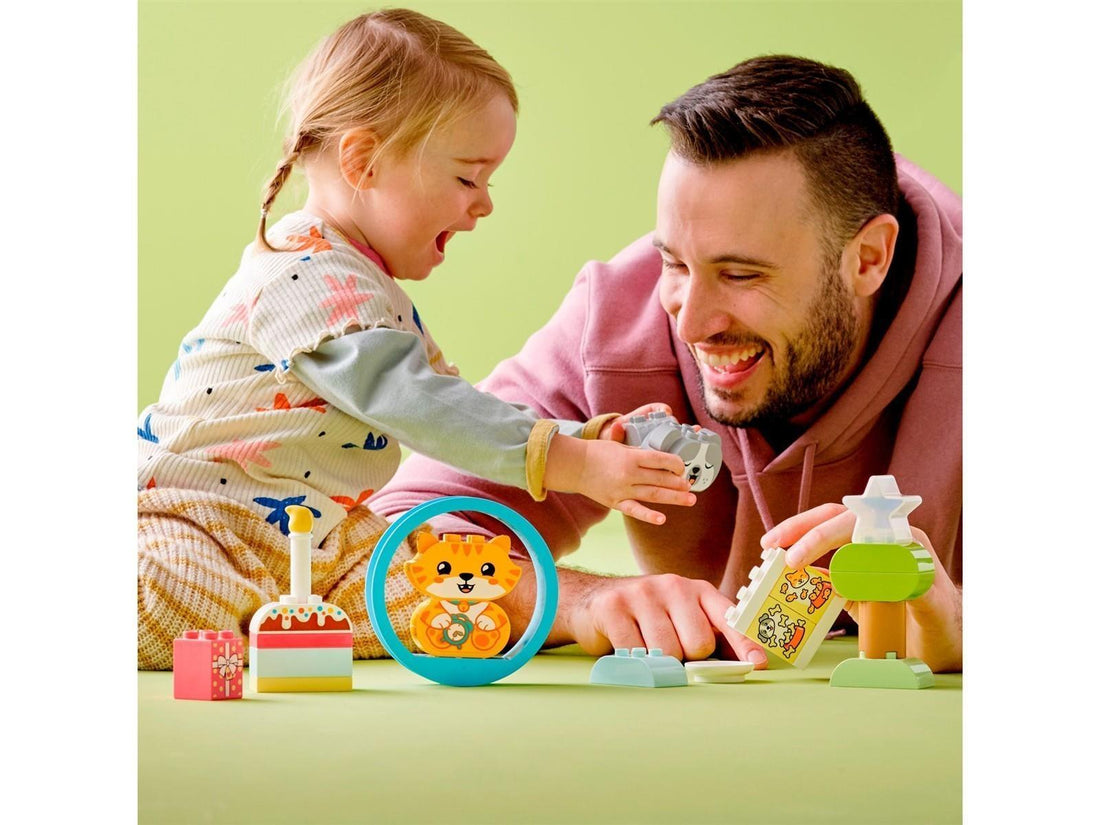 LEGO® DUPLO® 10977 Mein erstes Hündchen & Kätzchen – mit Ton