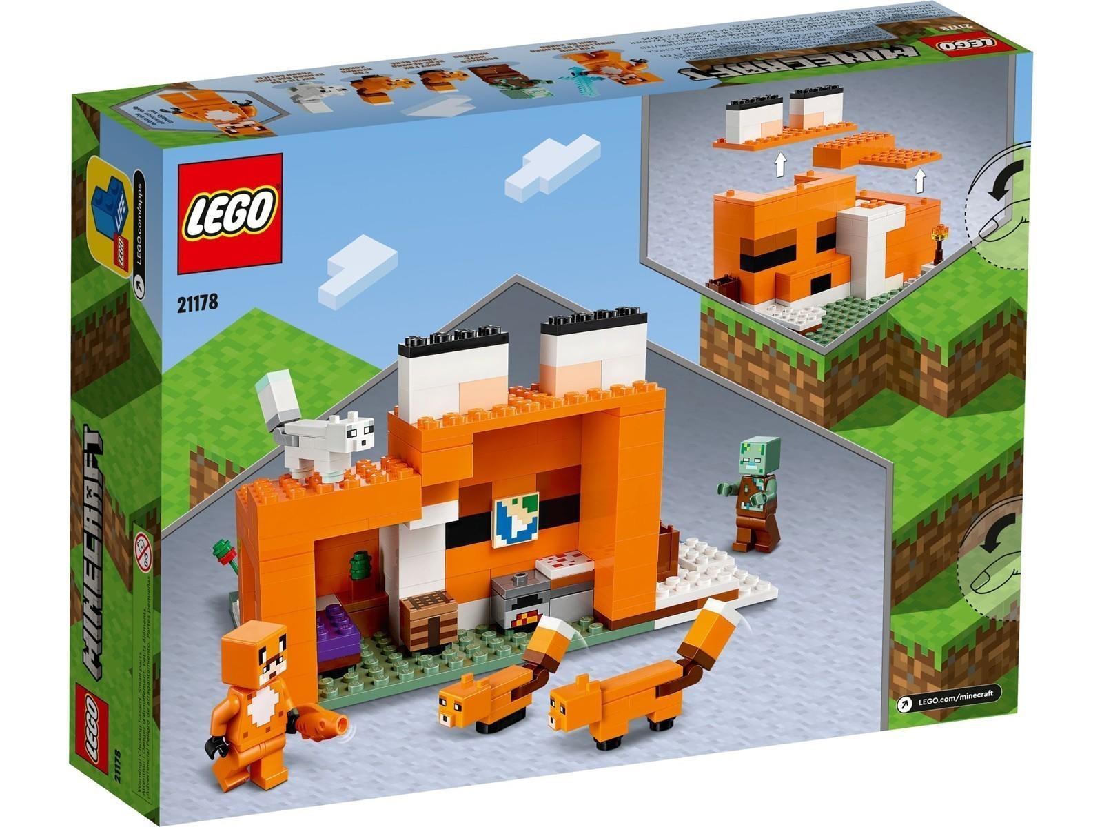 LEGO® Minecraft™ 21178 Die Fuchs-Lodge