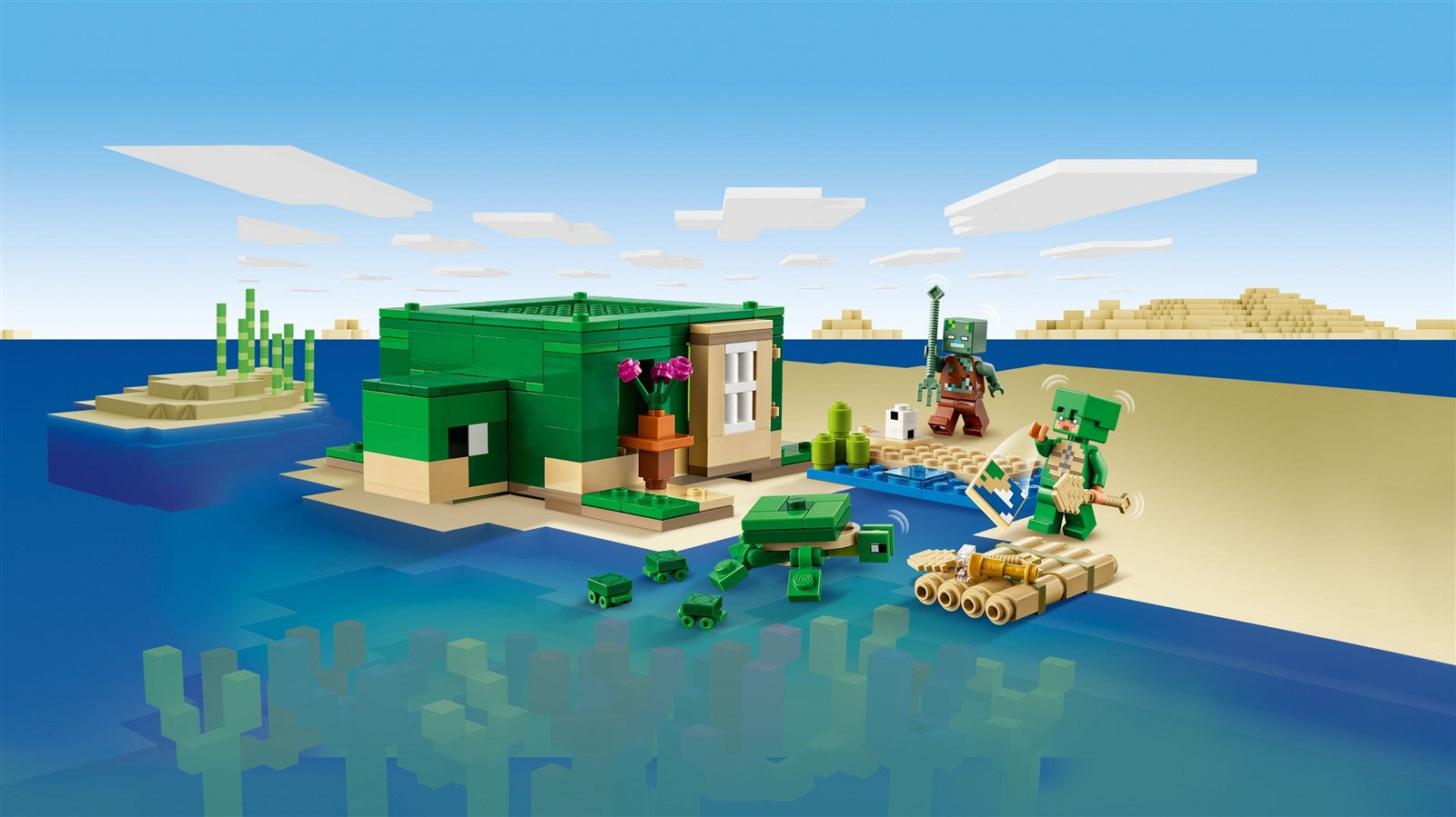LEGO® Minecraft™ 21254 Das Schildkrötenstrandhaus