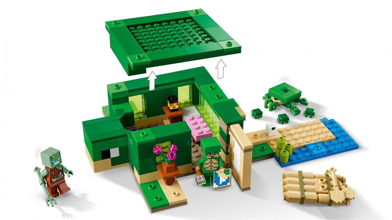 LEGO® Minecraft™ 21254 Das Schildkrötenstrandhaus