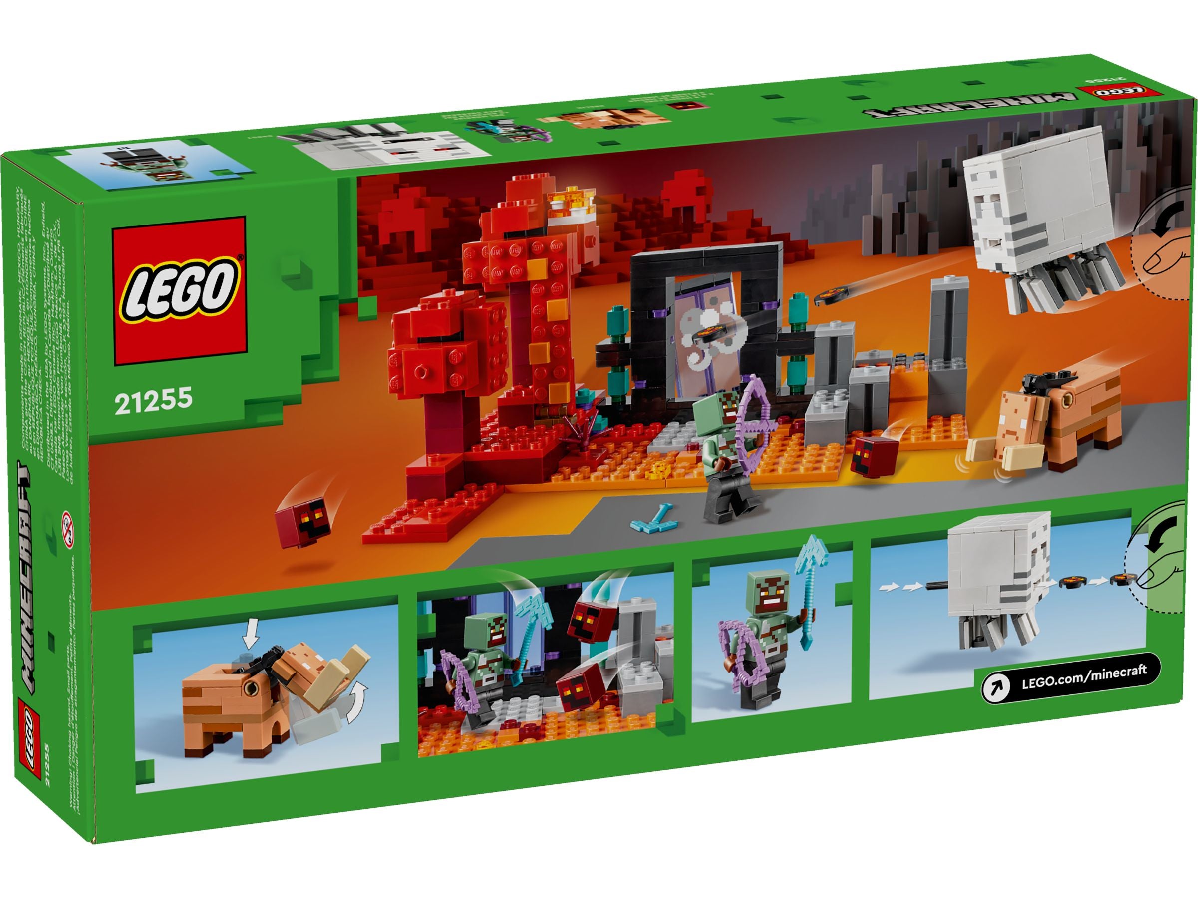 LEGO® Minecraft™ 21255 Hinterhalt am Netherportal