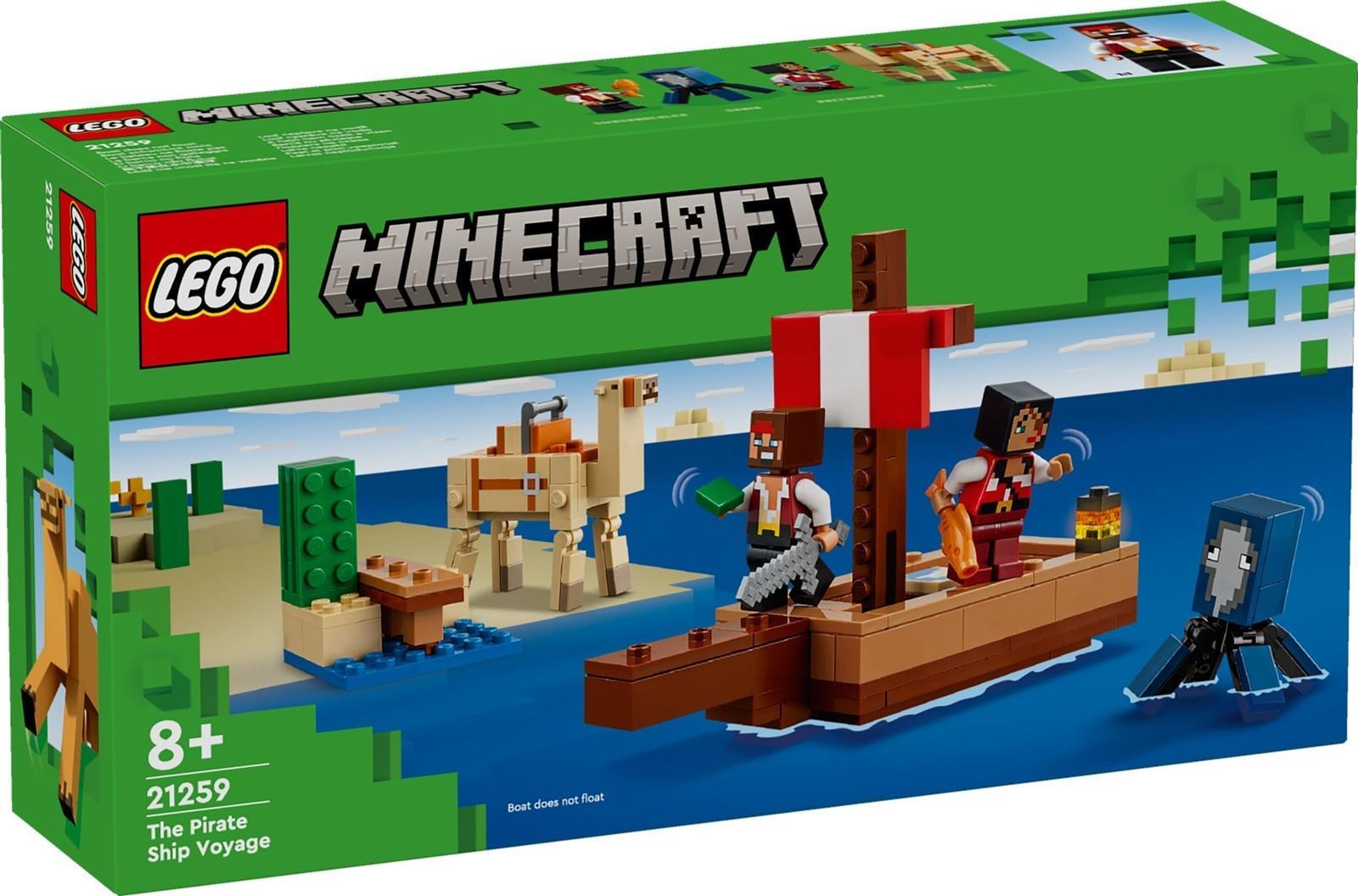 LEGO® Minecraft™ 21259 Die Piratenschiffreise