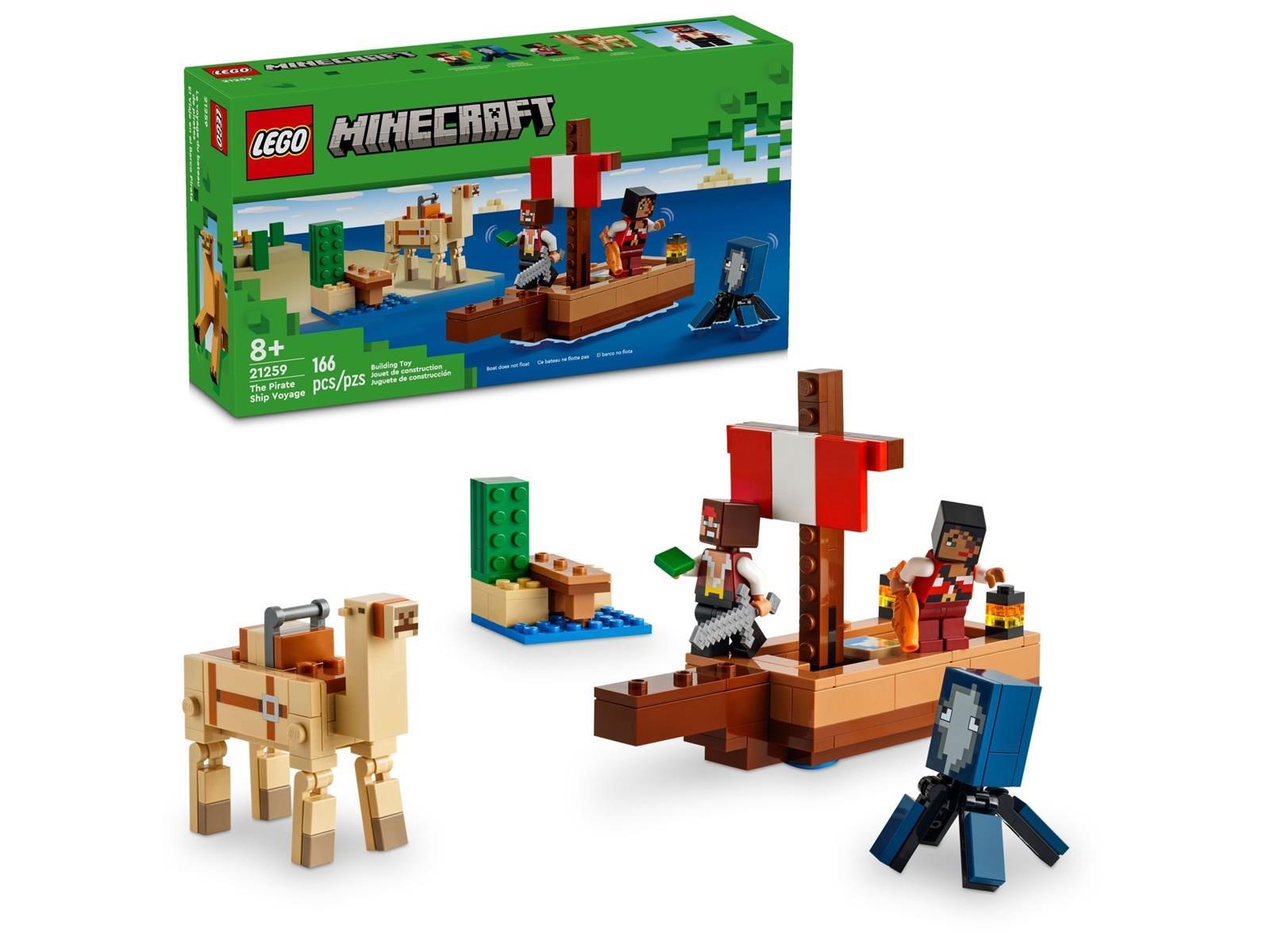 LEGO® Minecraft™ 21259 Die Piratenschiffreise
