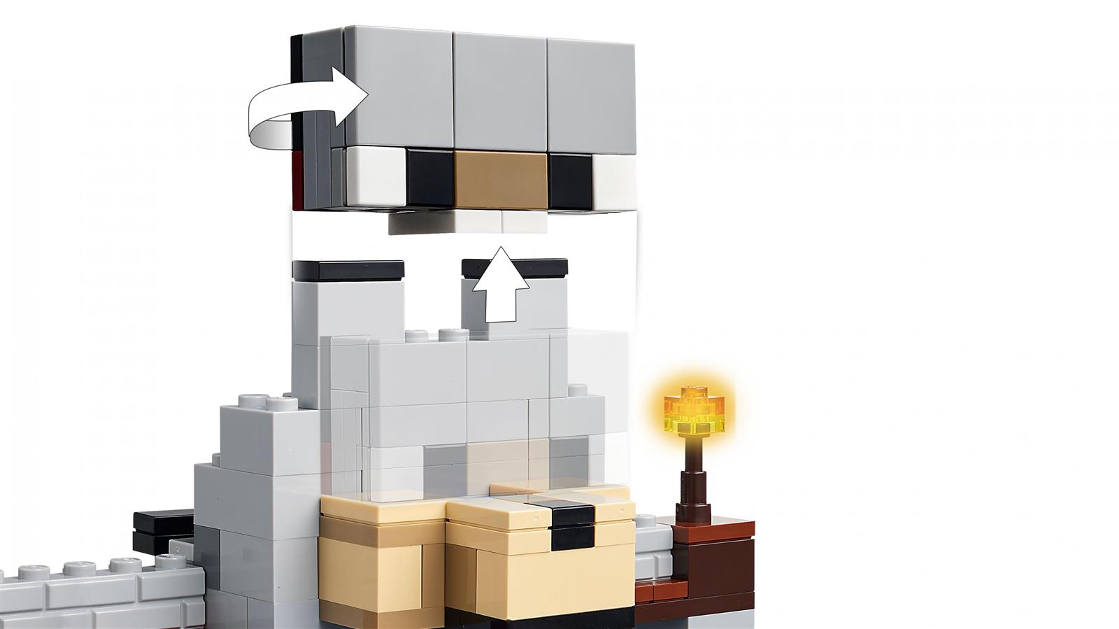 LEGO® Minecraft™ 21261 Die Wolfsfestung