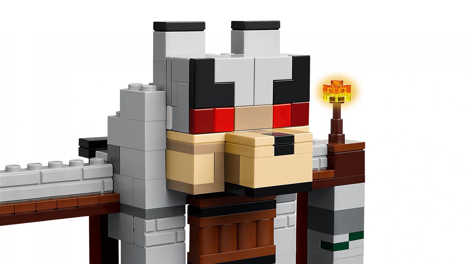 LEGO® Minecraft™ 21261 Die Wolfsfestung