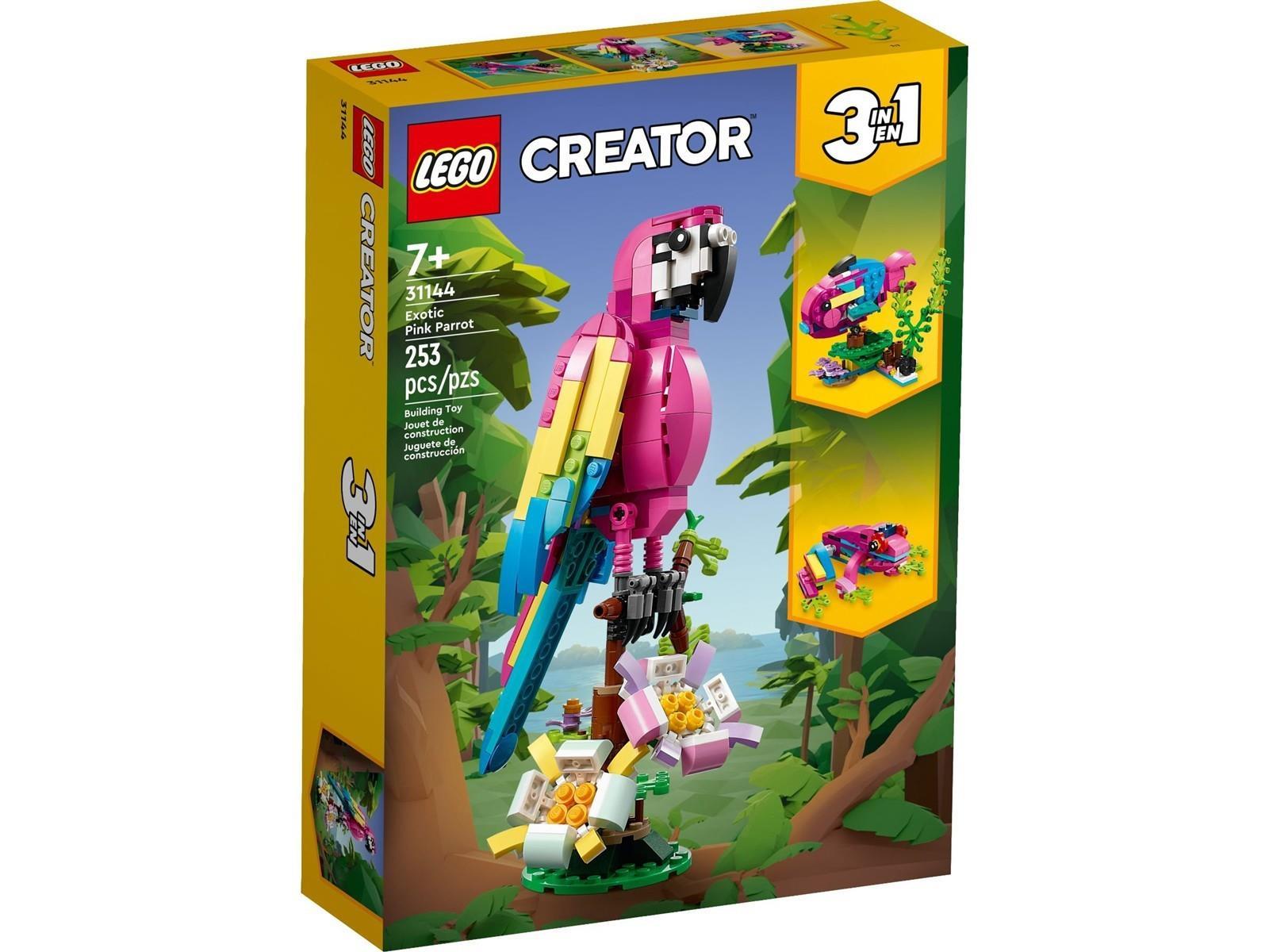 LEGO® Creator 3in1 31144 Exotischer pinkfarbener Papagei