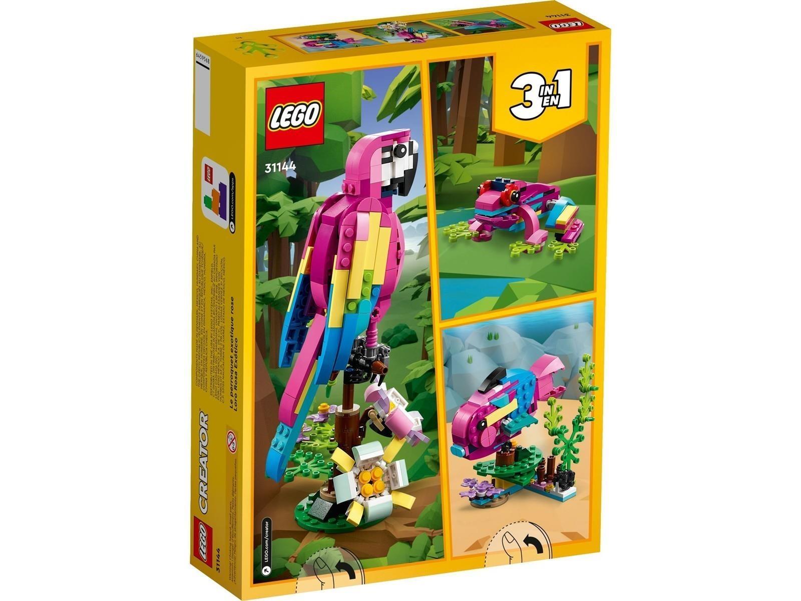 LEGO® Creator 3in1 31144 Exotischer pinkfarbener Papagei