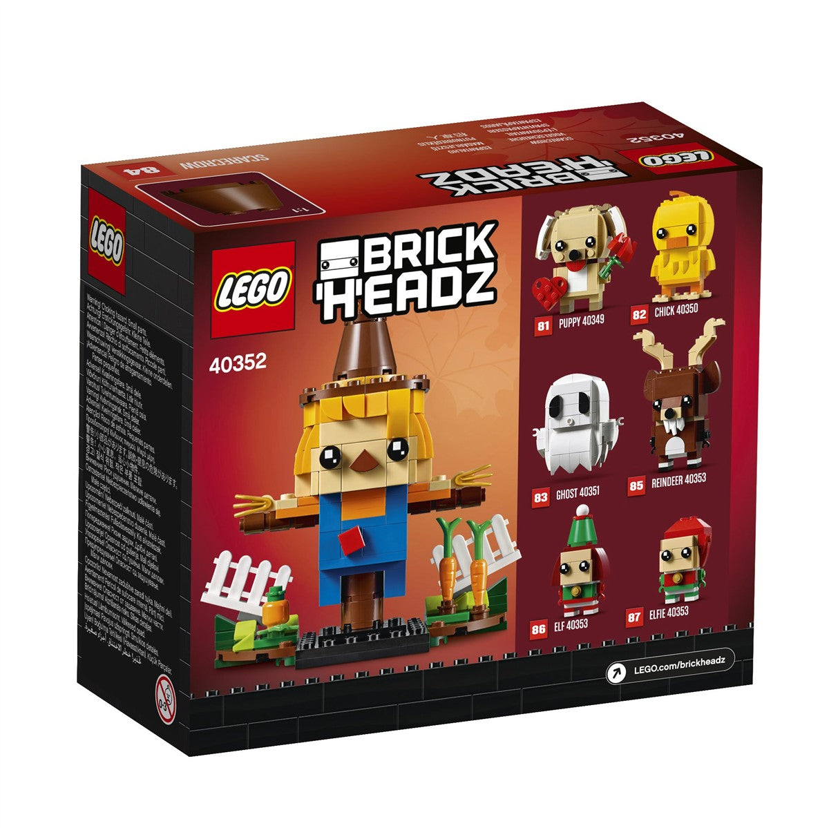 LEGO® Brickheadz 40352 Erntedankfest-Vogelscheuche