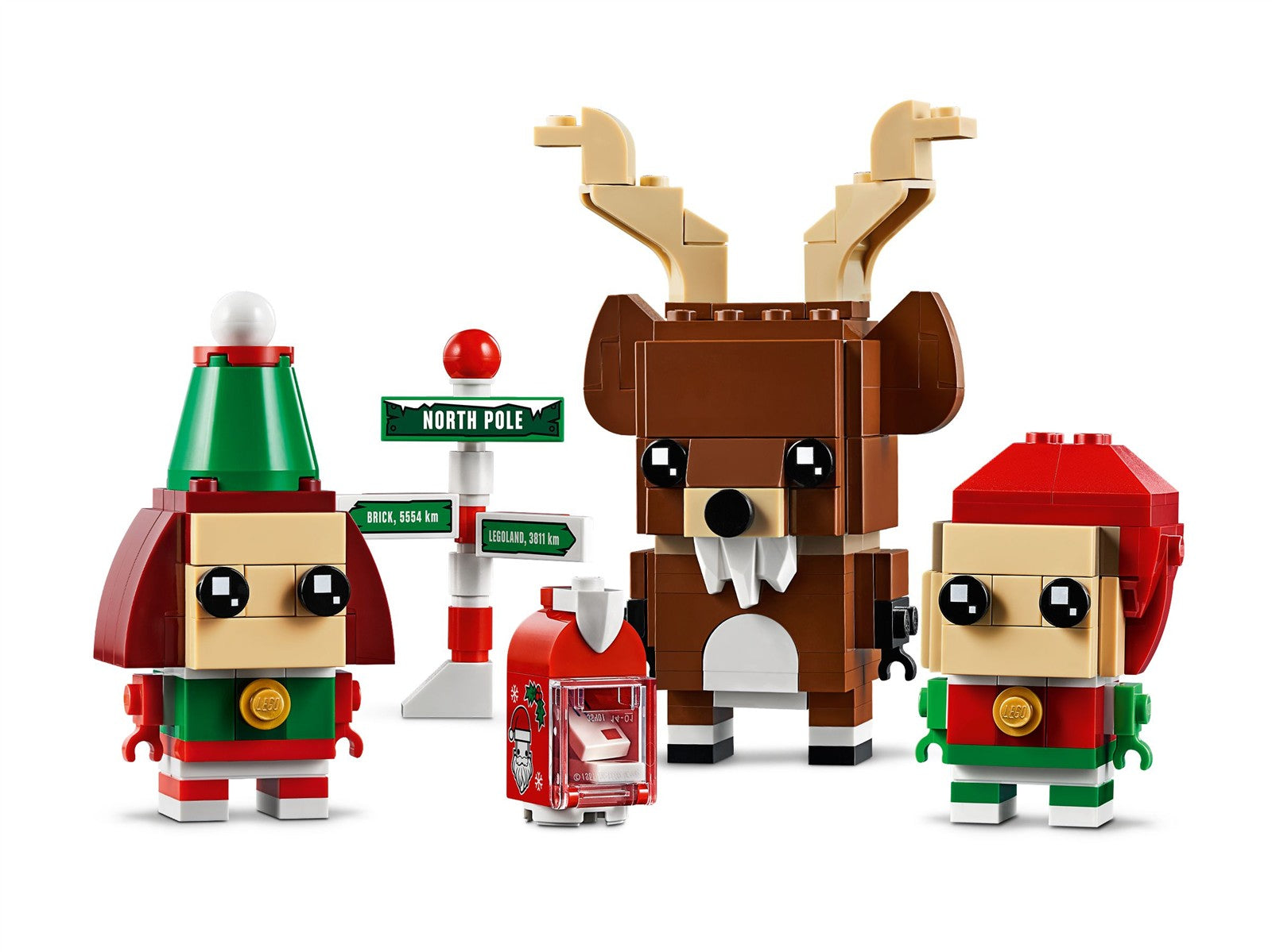 LEGO® Brickheadz 40353 Rentier und Elfen
