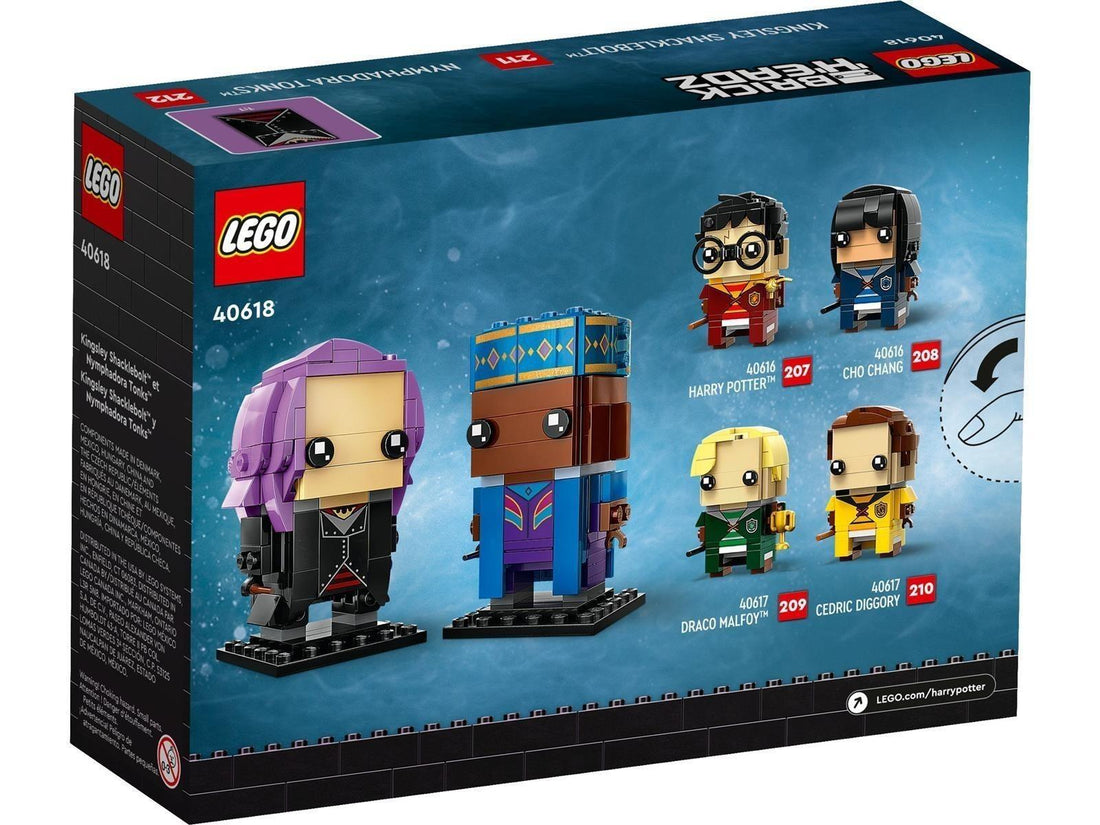 LEGO® BrickHeadz 40618 Kingsley Shacklebolt™ & Nymphadora Tonks™