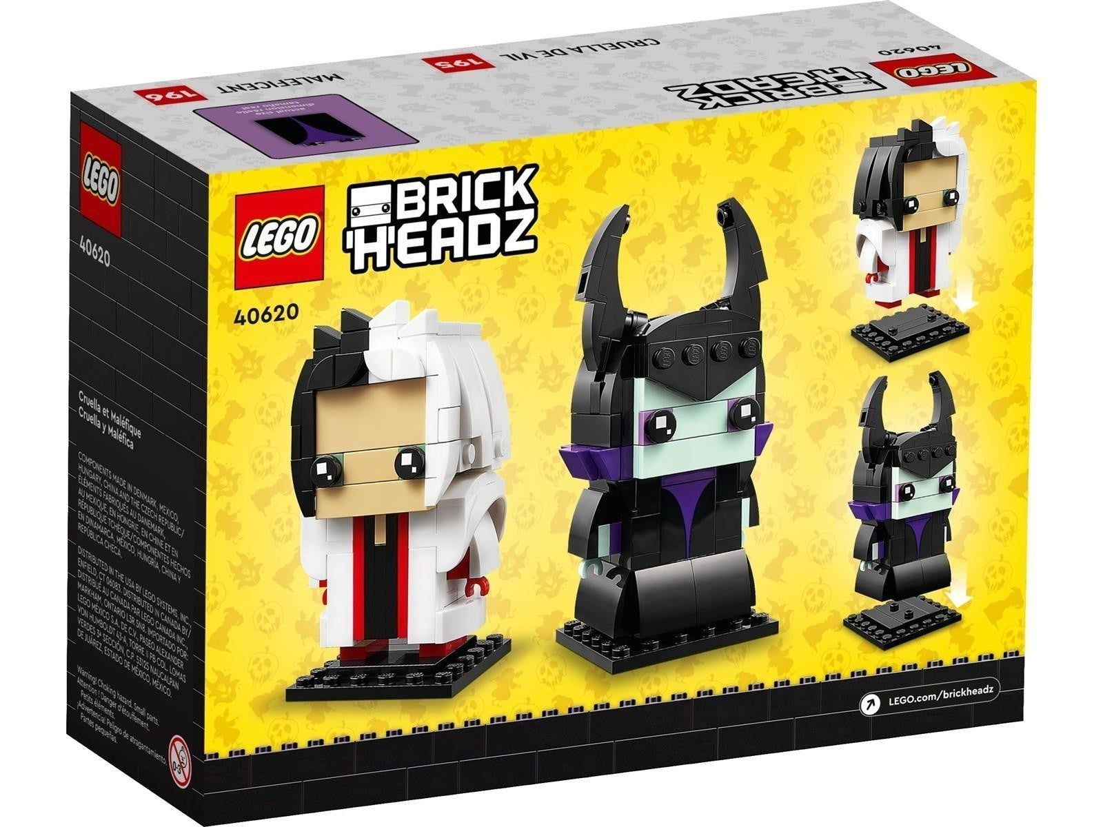LEGO® BrickHeadz 40620 Cruella und Maleficent