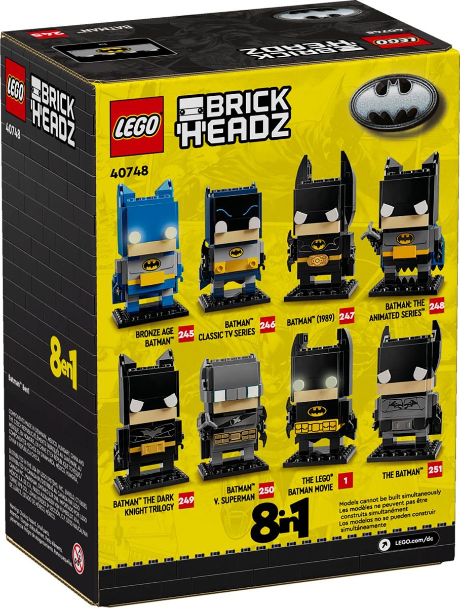 LEGO® BrickHeadz 40748 Batman™ 8-in-1-Figur