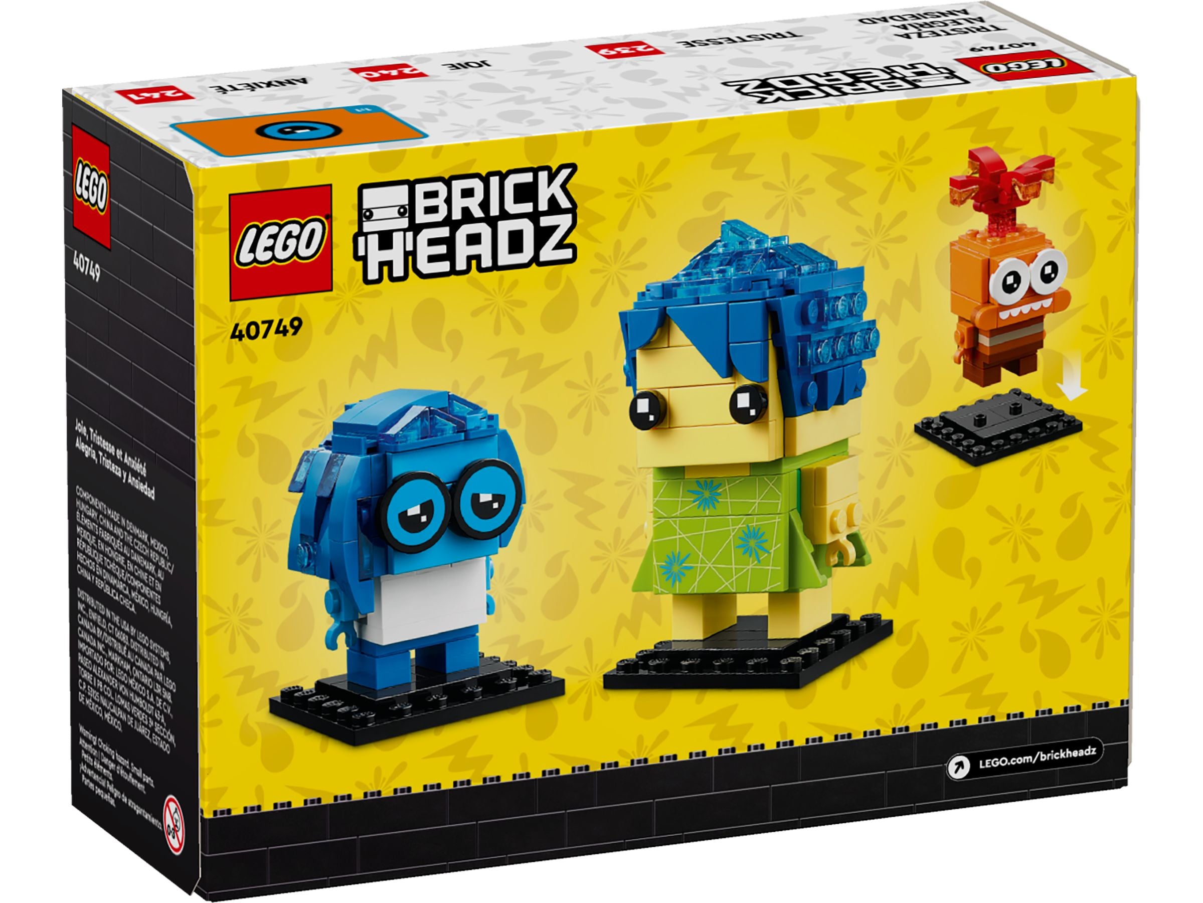 LEGO® BrickHeadz 40749 Freude, Kummer und Zweifel