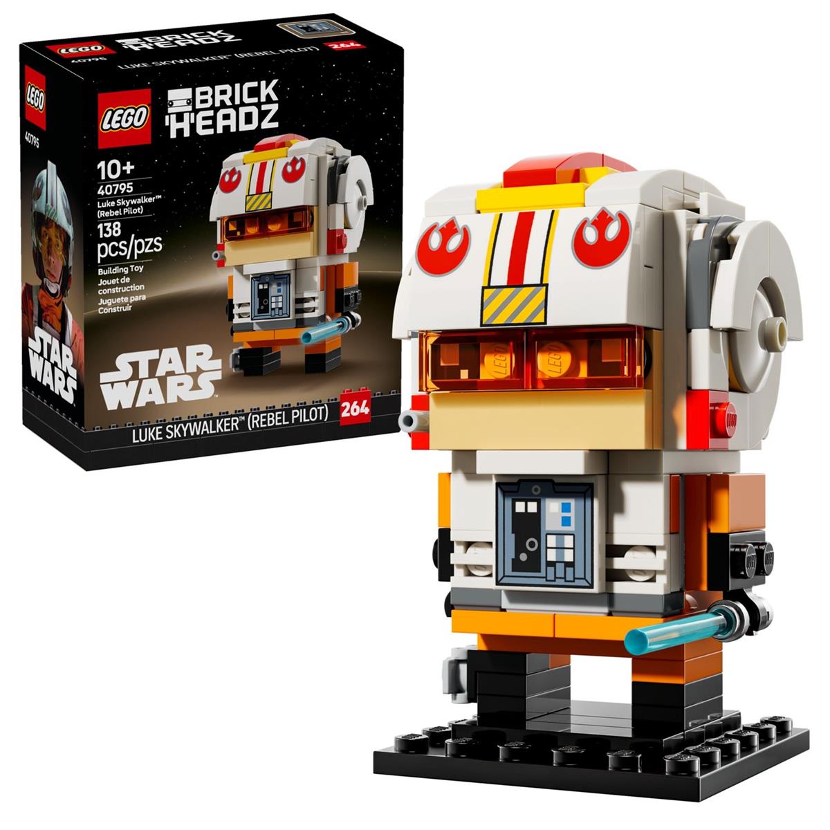LEGO® BrickHeadz 40795 Luke Skywalker™ Rebellenpilot