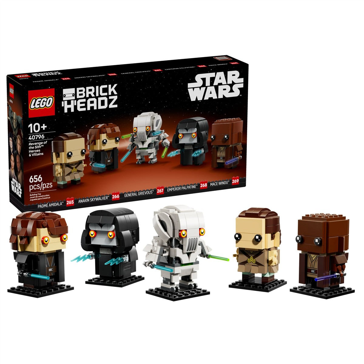 LEGO® BrickHeadz 40796 Helden und Bösewichte aus Die Rache der Sith
