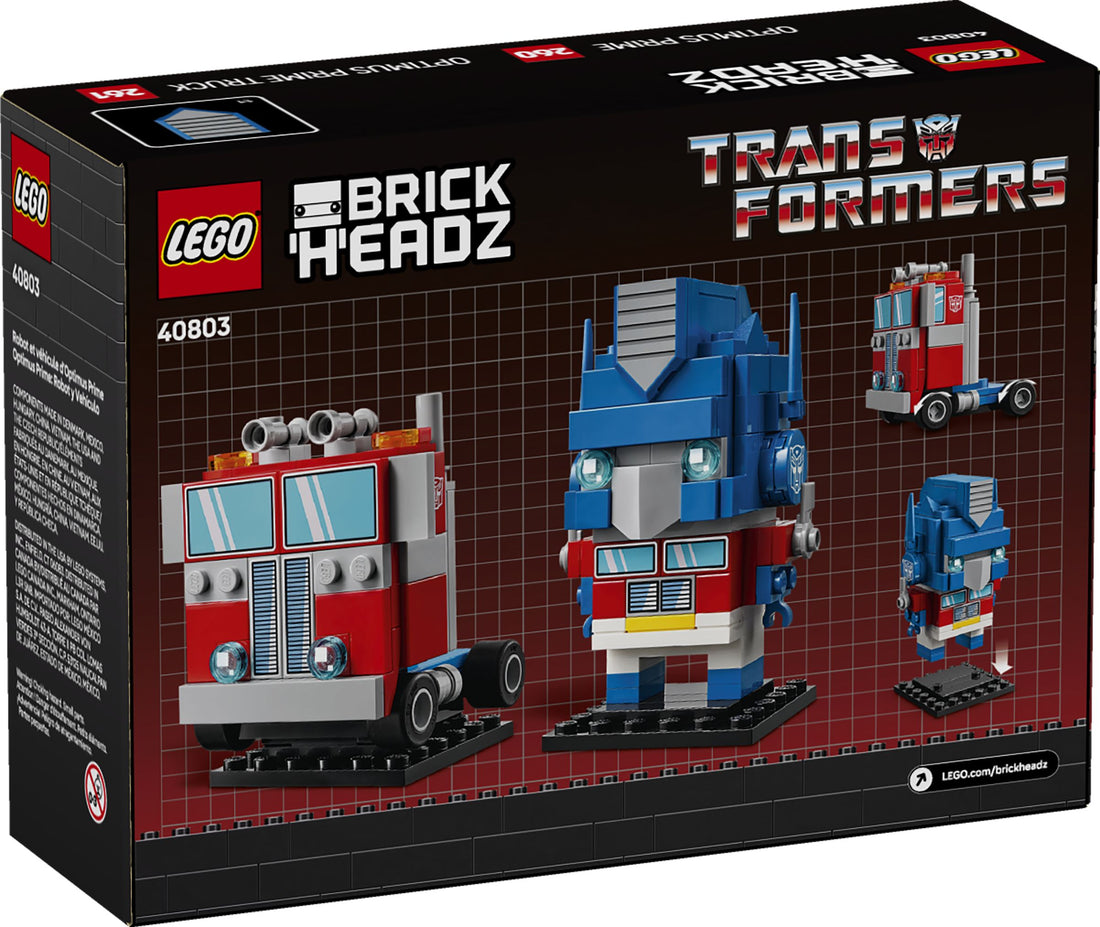 LEGO® BrickHeadz 40803 Optimus Prime Mech & Fahrzeug