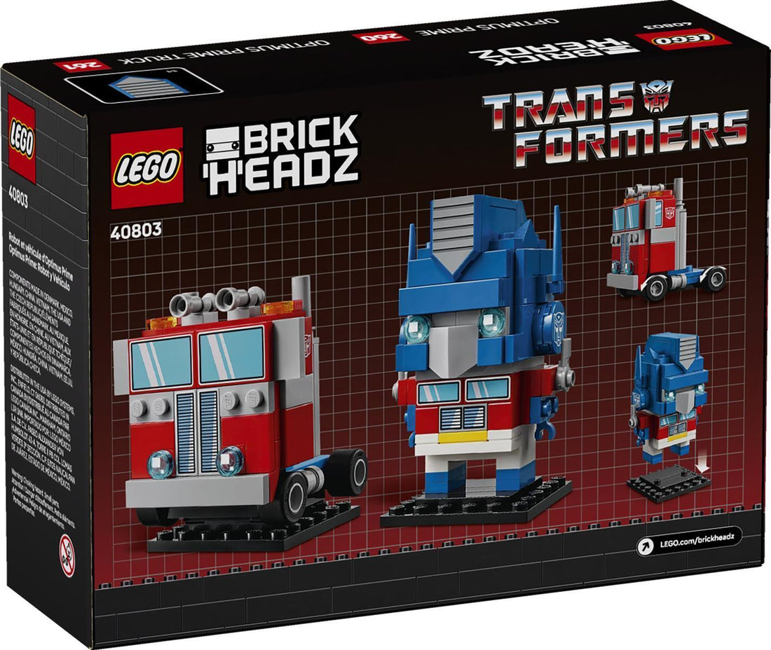 LEGO® BrickHeadz 40803 Optimus Prime Mech & Fahrzeug