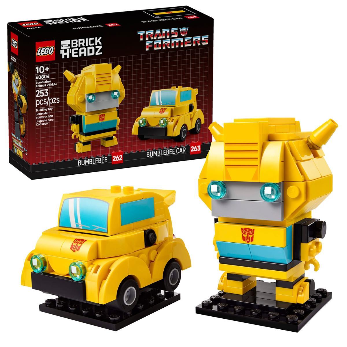 LEGO® BrickHeadz 40804 Bumblebee Mech & Fahrzeug